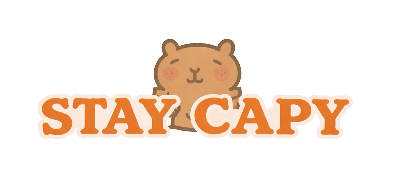 Capybara gift ideas plush toys slippers keychains Australia