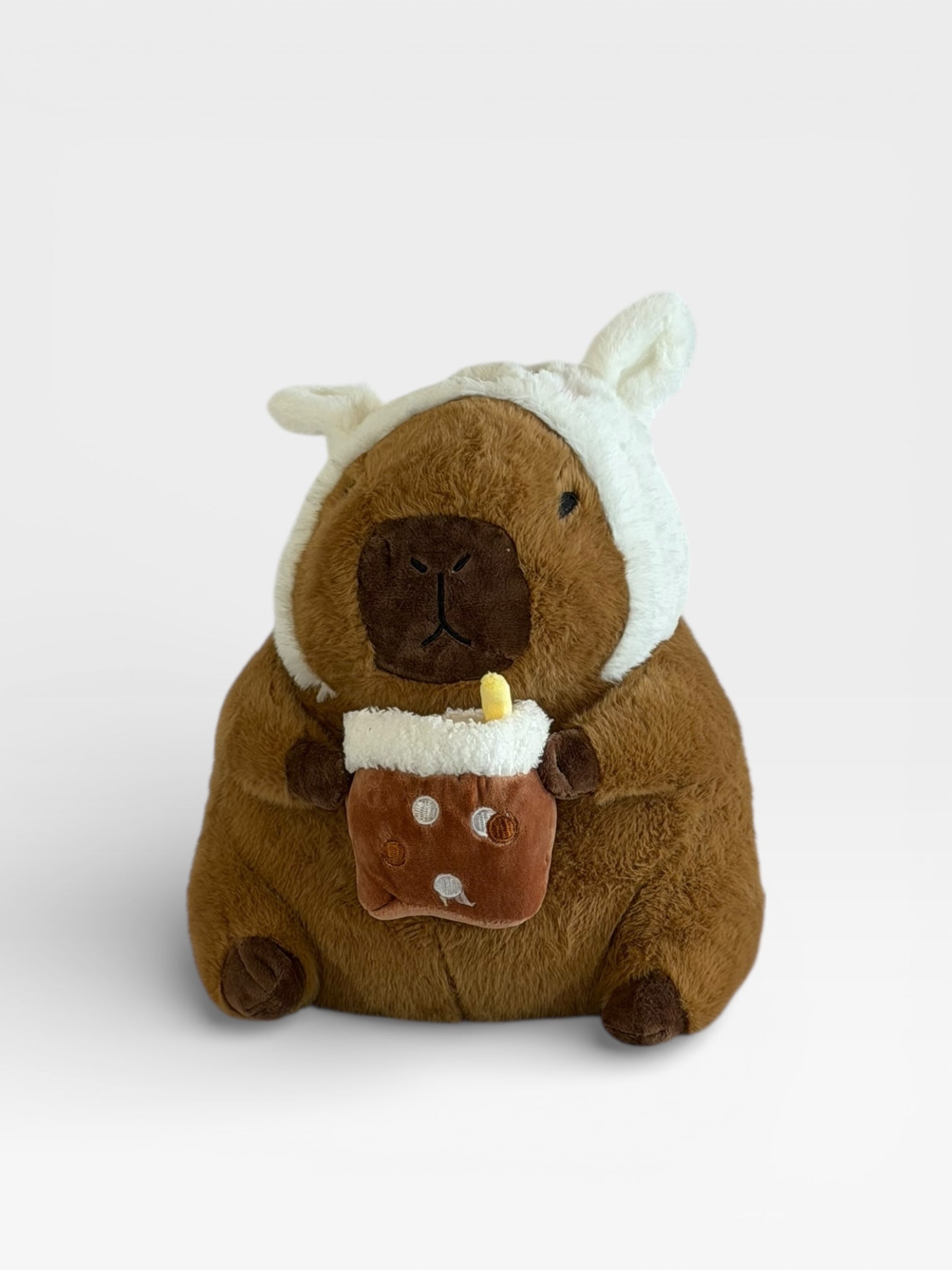 Capybara Plush Toy - Bubble Tea