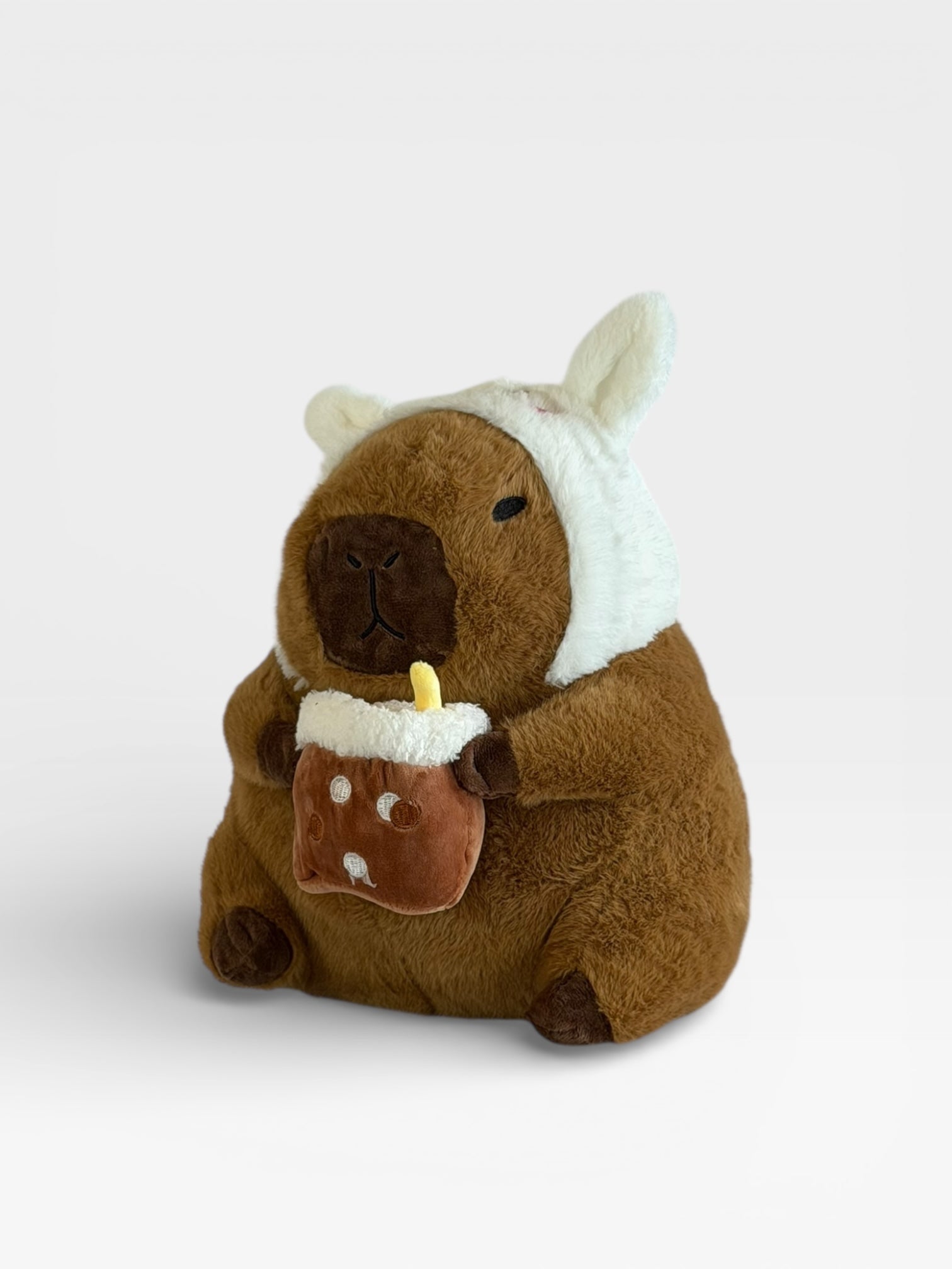 Capybara Plush Toy - Bubble Tea