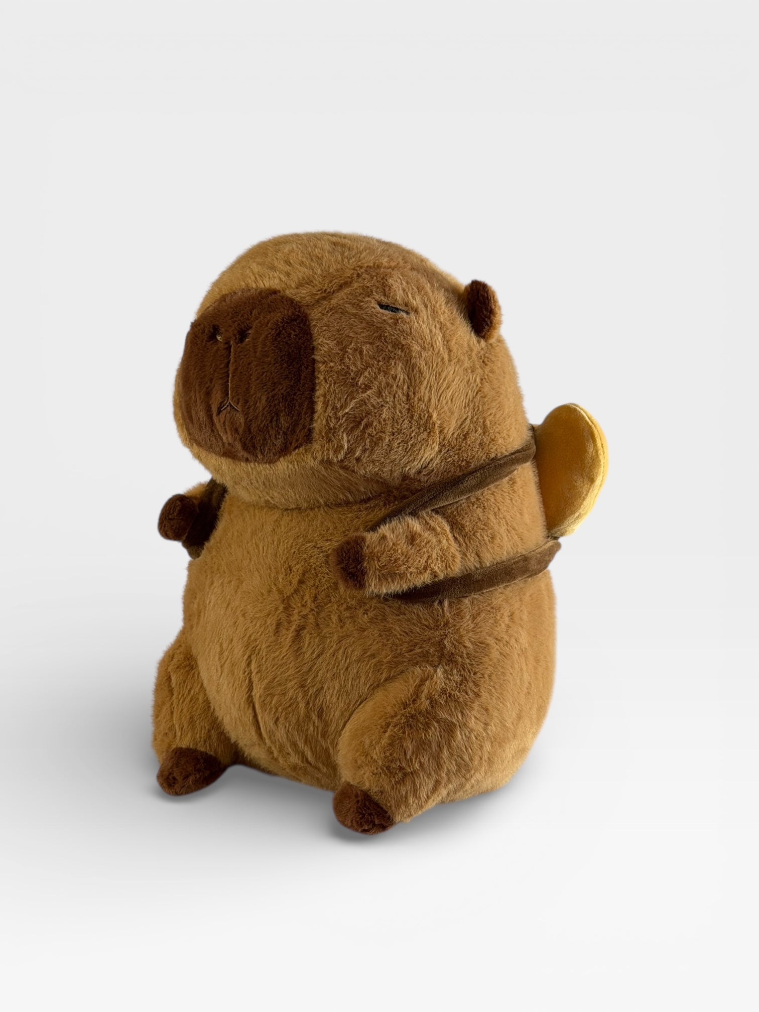 Capybara Plush Toy - Croissant Backpack