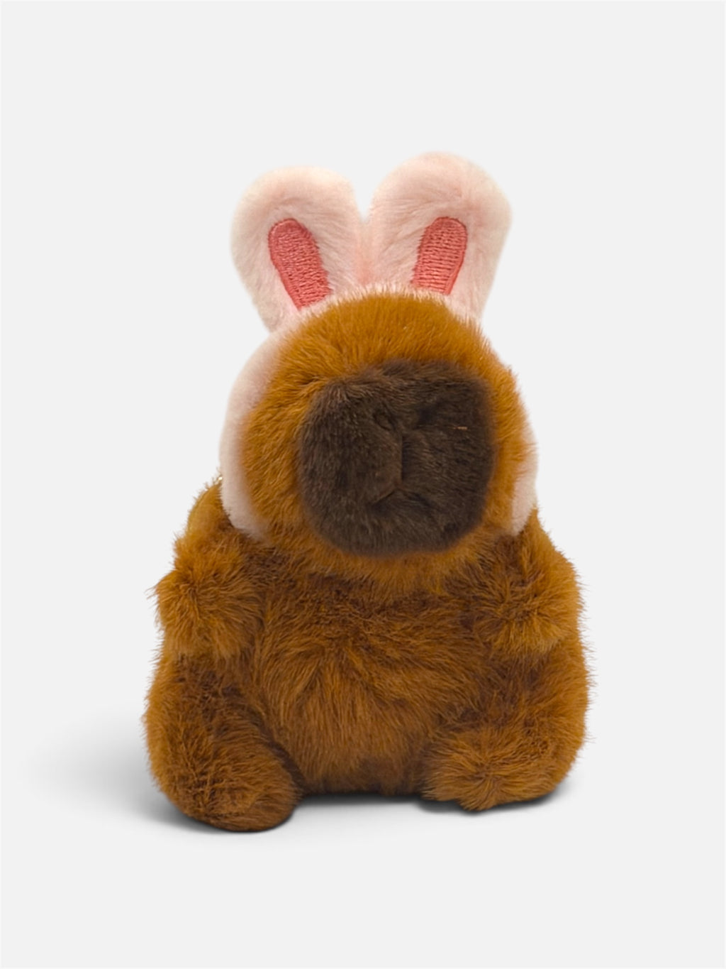 Capybara Keychain - Bunny Hat