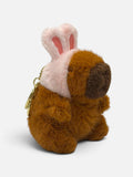 Capybara Keychain - Bunny Hat