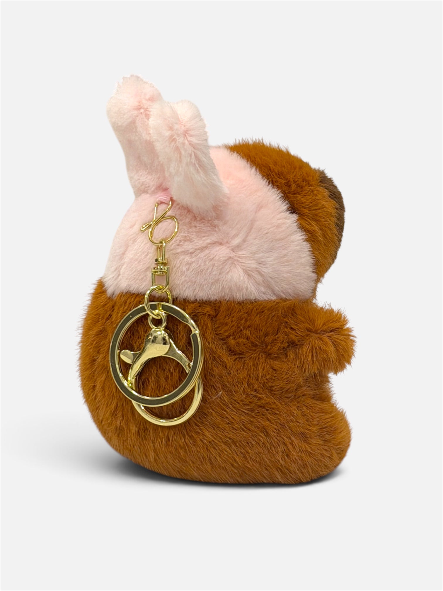 Capybara Keychain - Bunny Hat