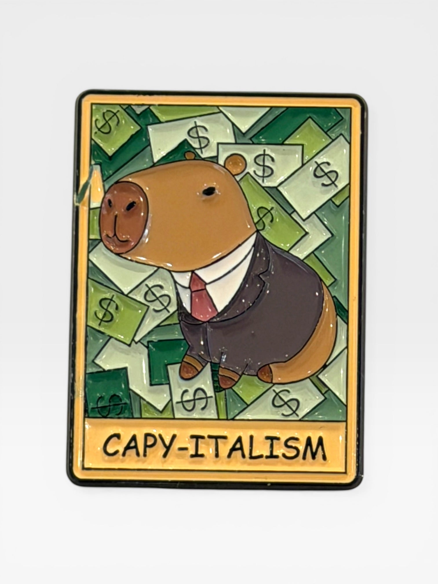 Capybara collectable pin. Capybara Brooch. Capybara Gift. Unique Capybara Gift. Capy Stuff. Capybara.