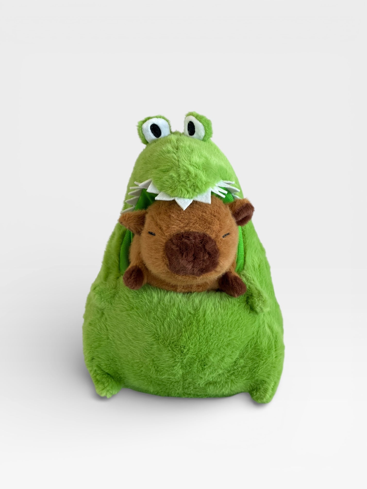 Dinosaur/Crocodile eating a Capybara