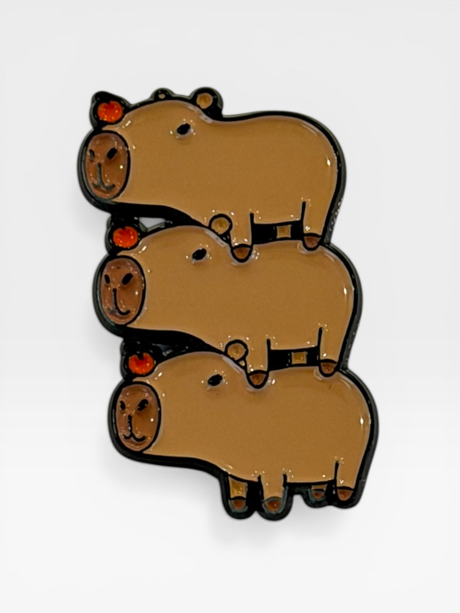 Capybara collectable pin. Capybara Brooch. Capybara Gift. Unique Capybara Gift. Capy Stuff. Capybara.