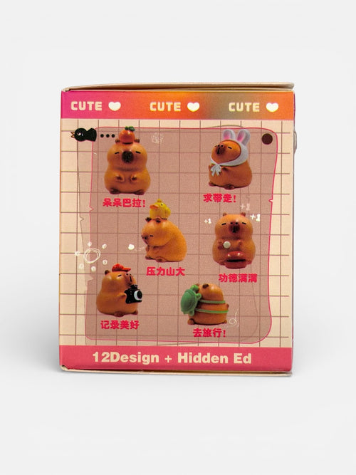Capybara Blind Box, Collectible Capybara Figurine