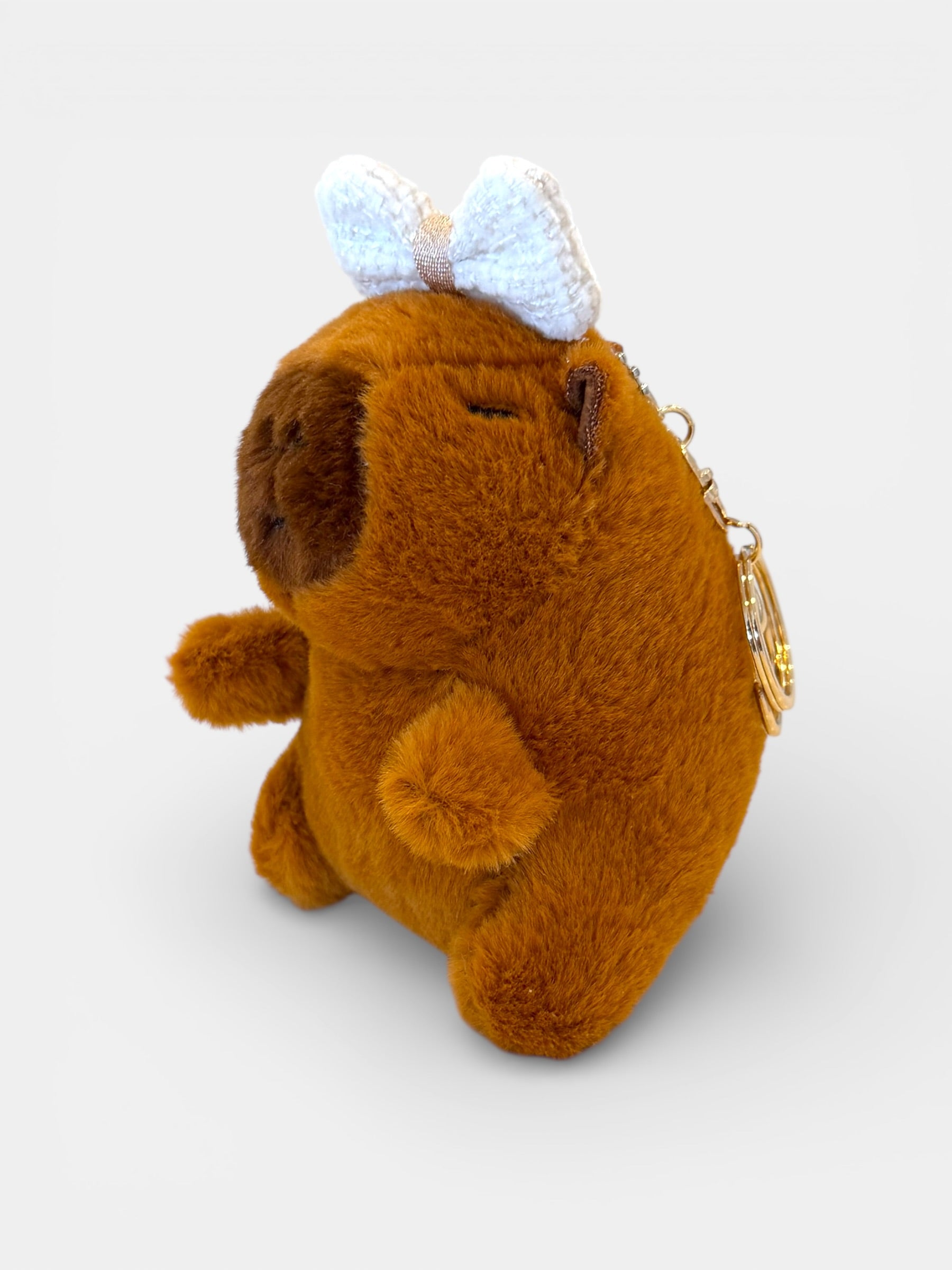 Capybara Keychain - Sparkly Bow