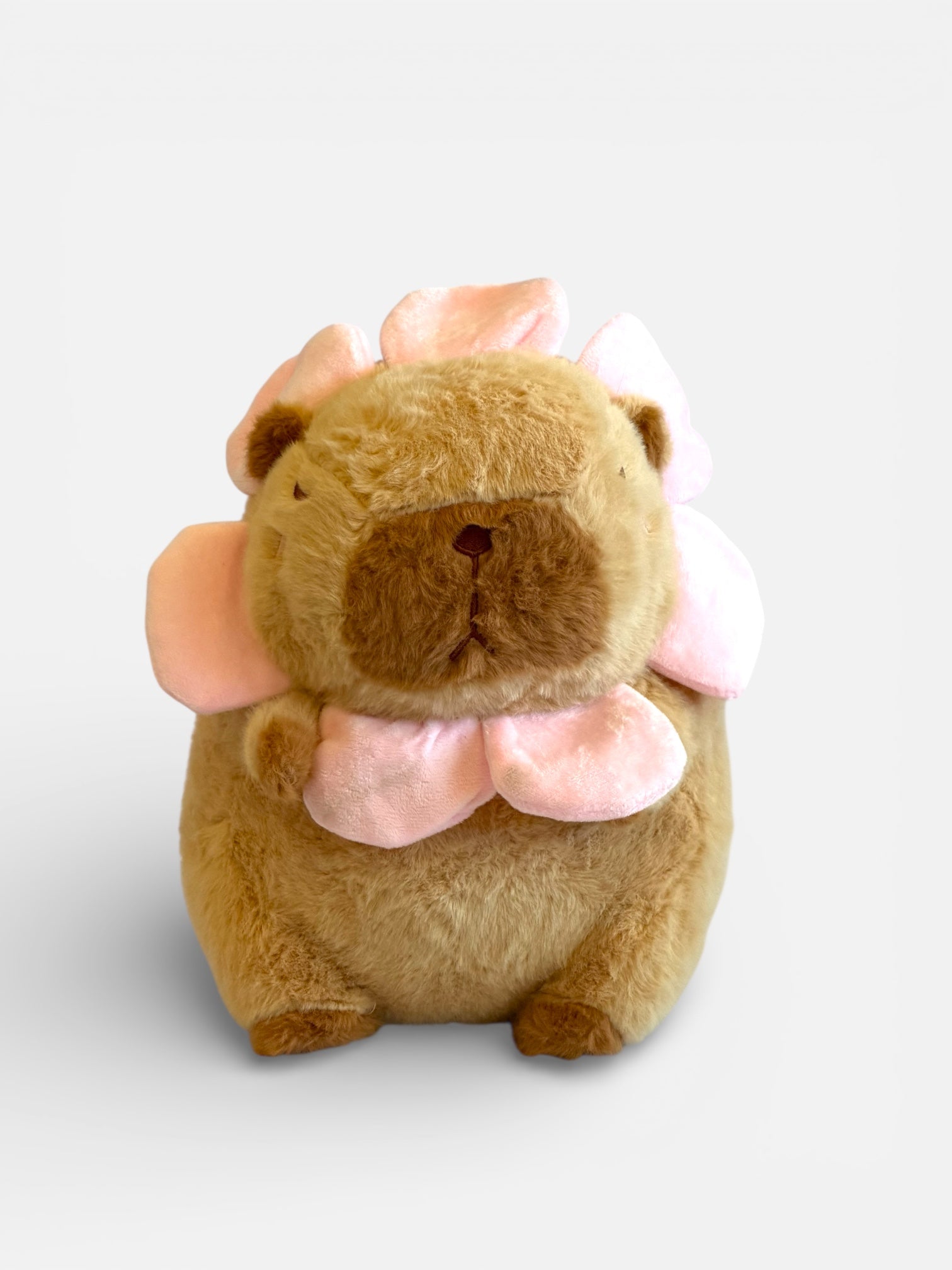 Capybara with Flower Petals