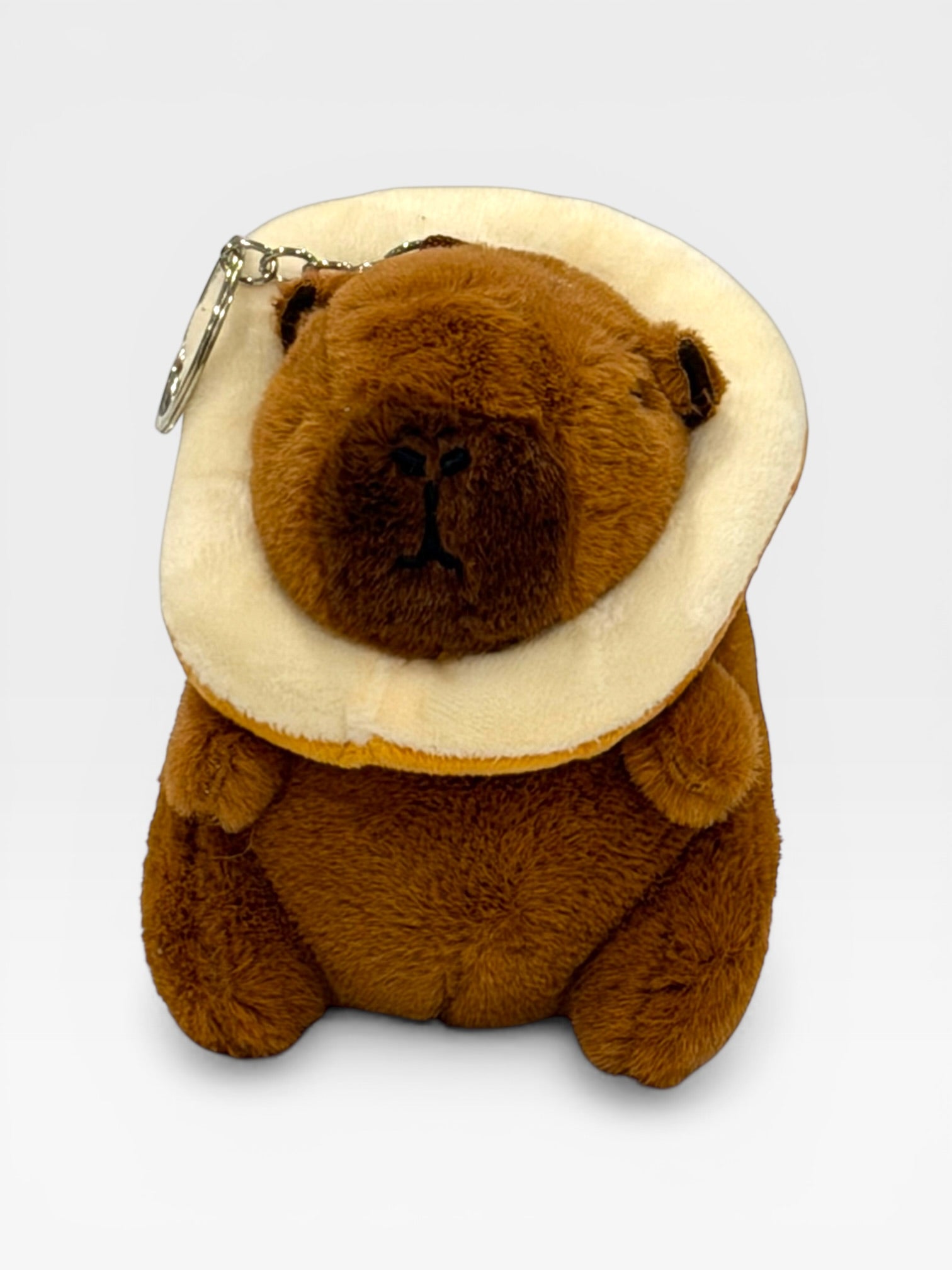 Plush Capybara with a bread/toast slice
