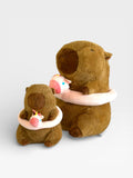 Capybara plush with unicorn ring