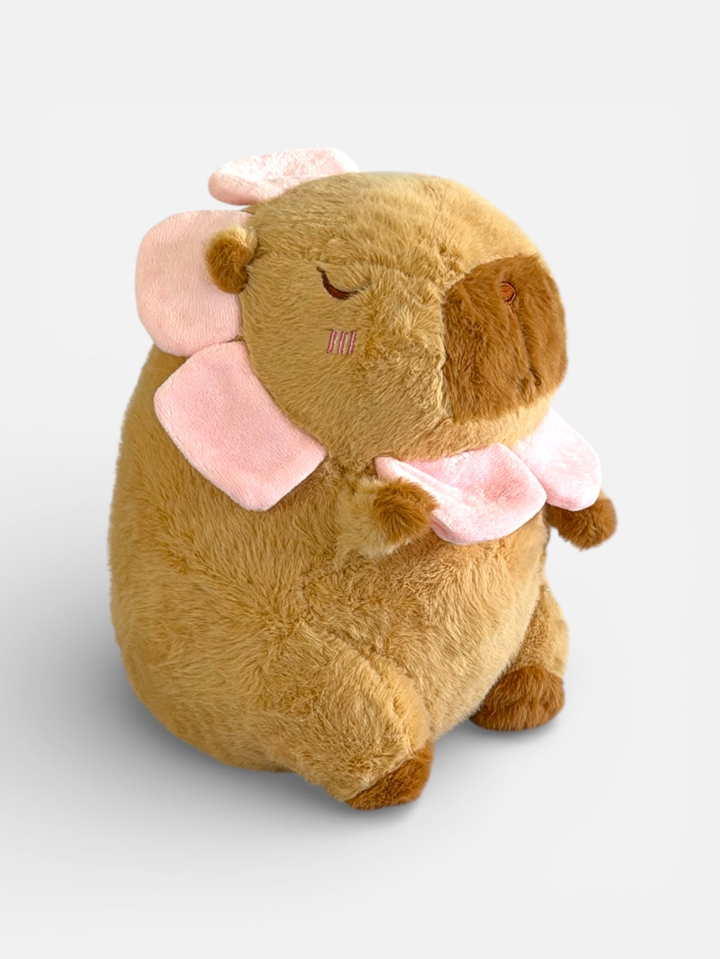 Capybara plush with Flower Petals
