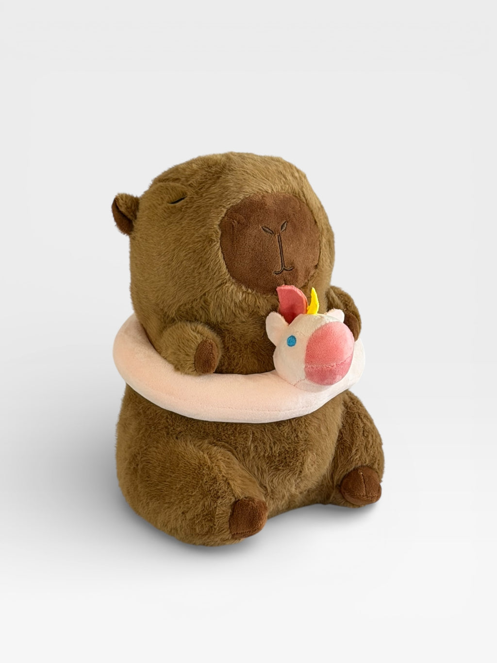 Capybara Plush with unicorn ring