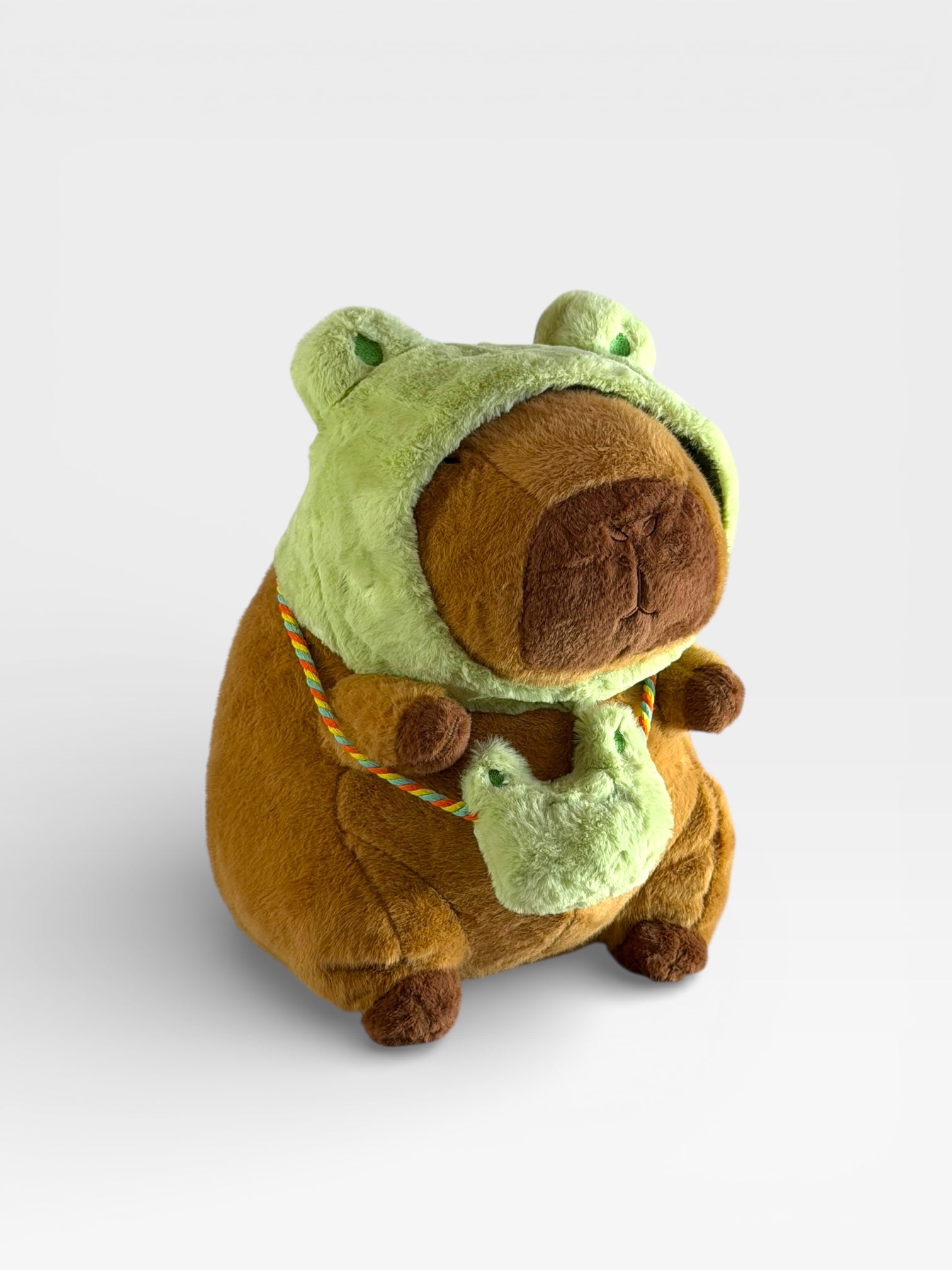 Capybara Plush Toy - Frog