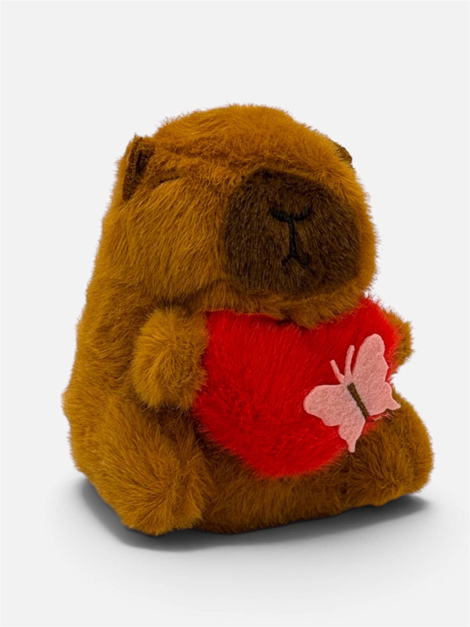 Capybara Keychain - Love Heart & Butterfly