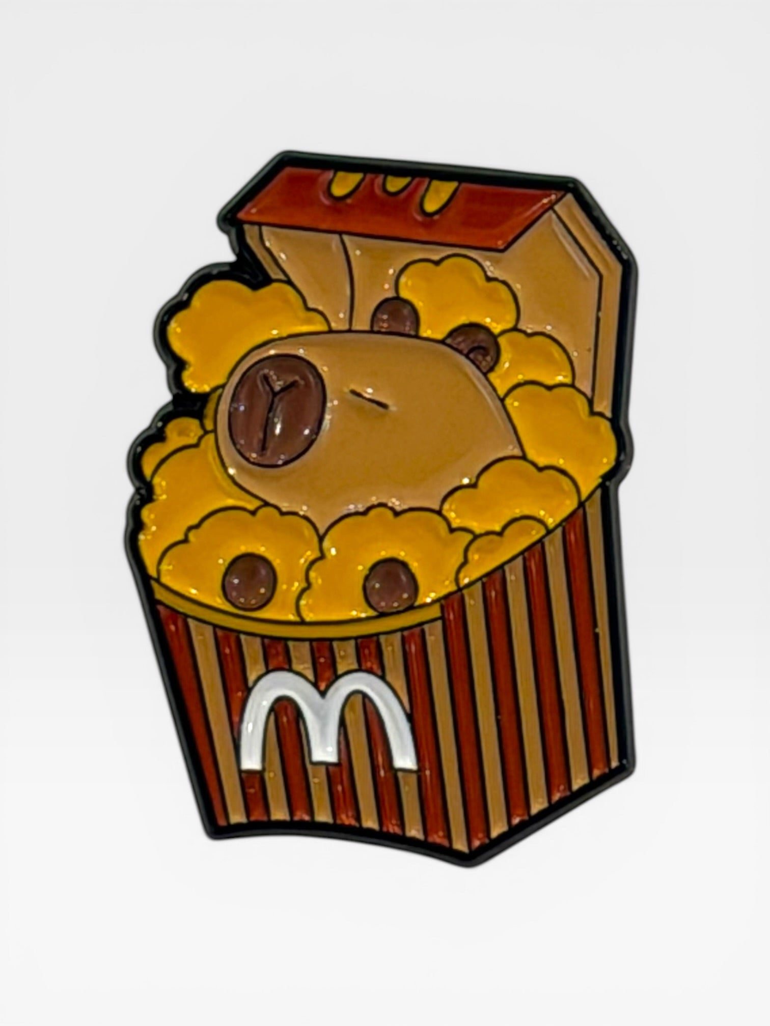 Capybara collectable pin. Capybara Brooch. Capybara Gift. Unique Capybara Gift. Capy Stuff. Capybara.