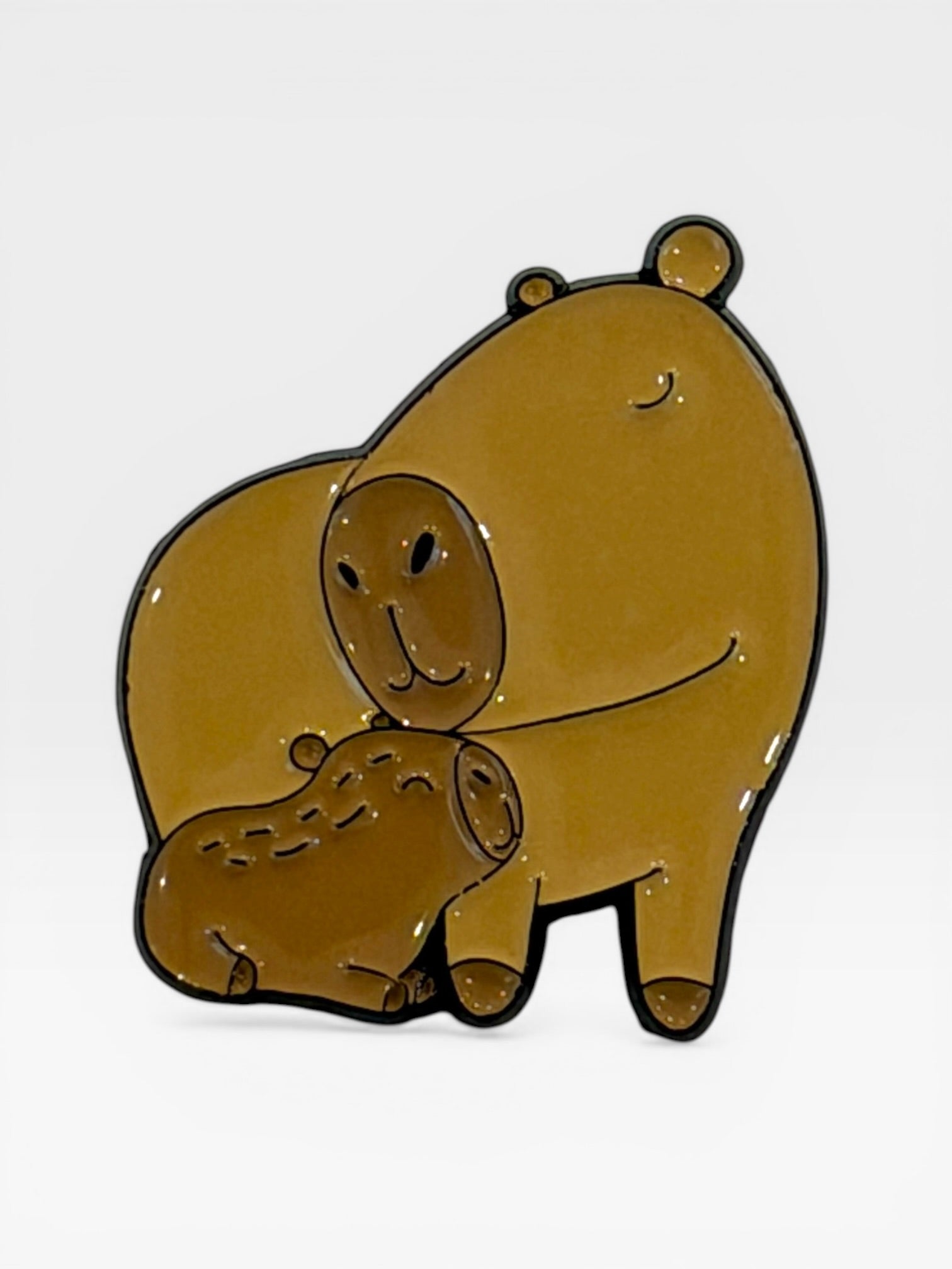 Capybara collectable pin. Capybara Brooch. Capybara Gift. Unique Capybara Gift. Capy Stuff. Capybara.