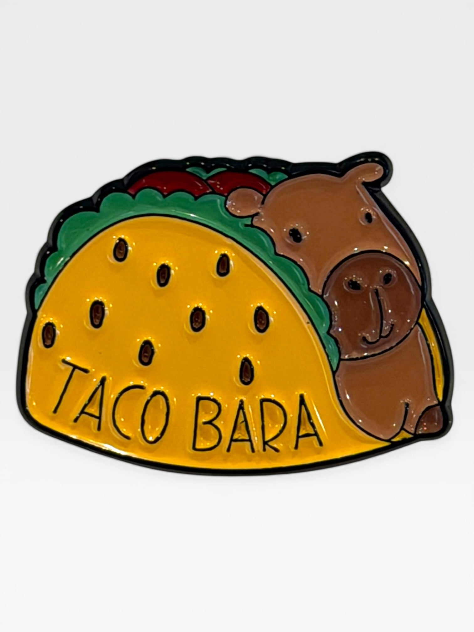 Capybara collectable pin. Capybara Brooch. Capybara Gift. Unique Capybara Gift. Capy Stuff. Capybara.