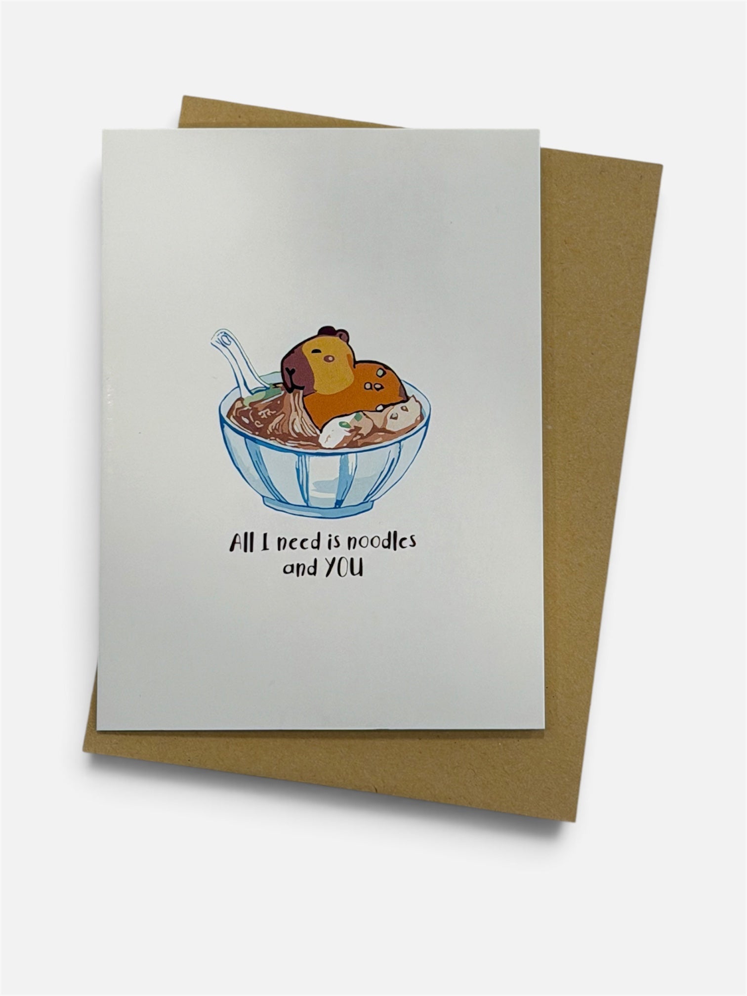 Capybara Greeting Card - Stay Capy