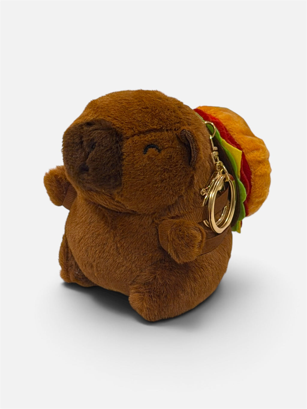 Capybara Keychain - Burger Backpack - Stay Capy