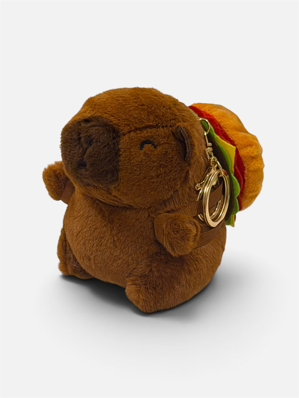 Capybara Keychain - Burger Backpack - Stay Capy