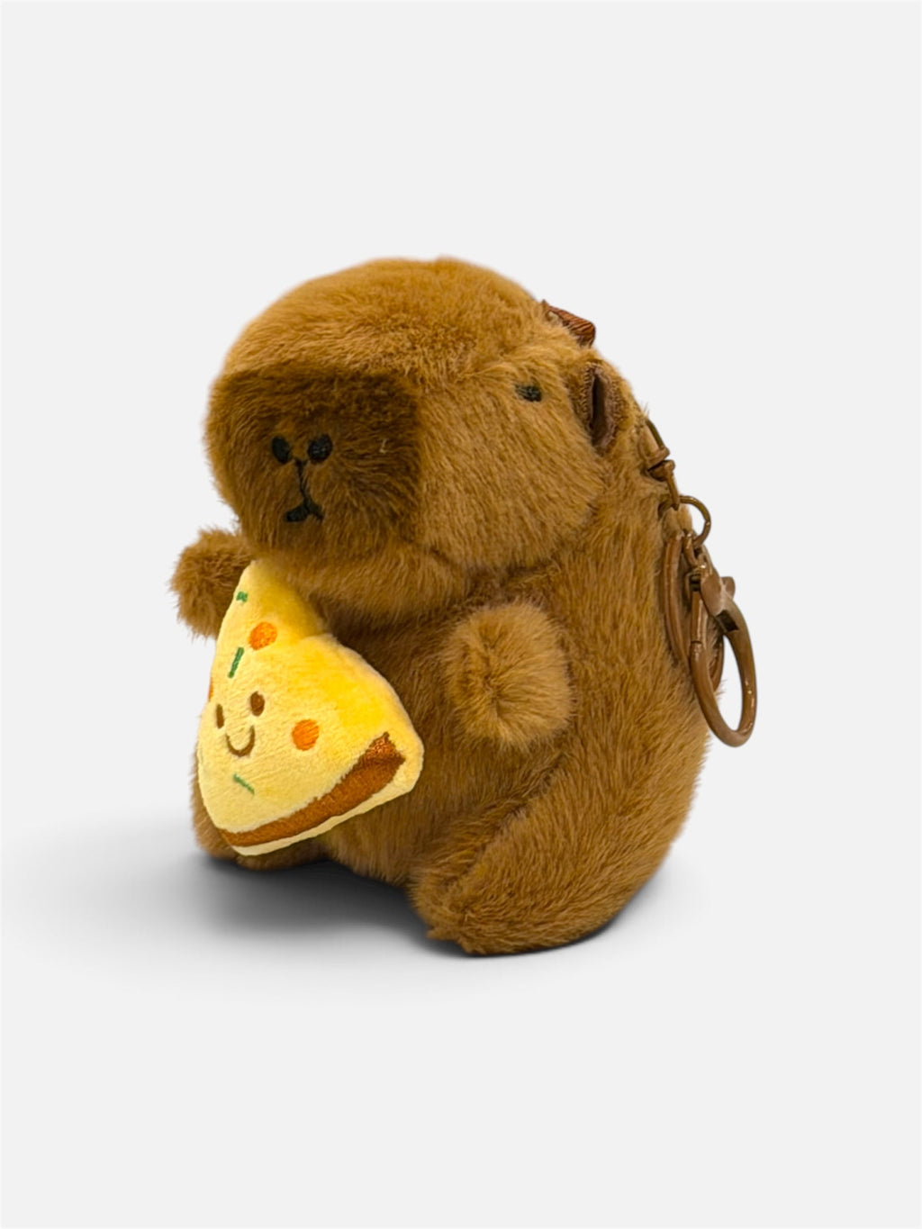 Capybara Keychain - Pizza Piece - Stay Capy