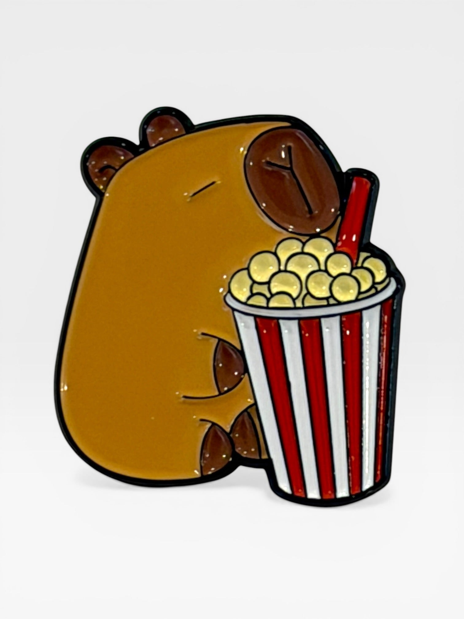 Capybara Pin / Brooch - Stay Capy