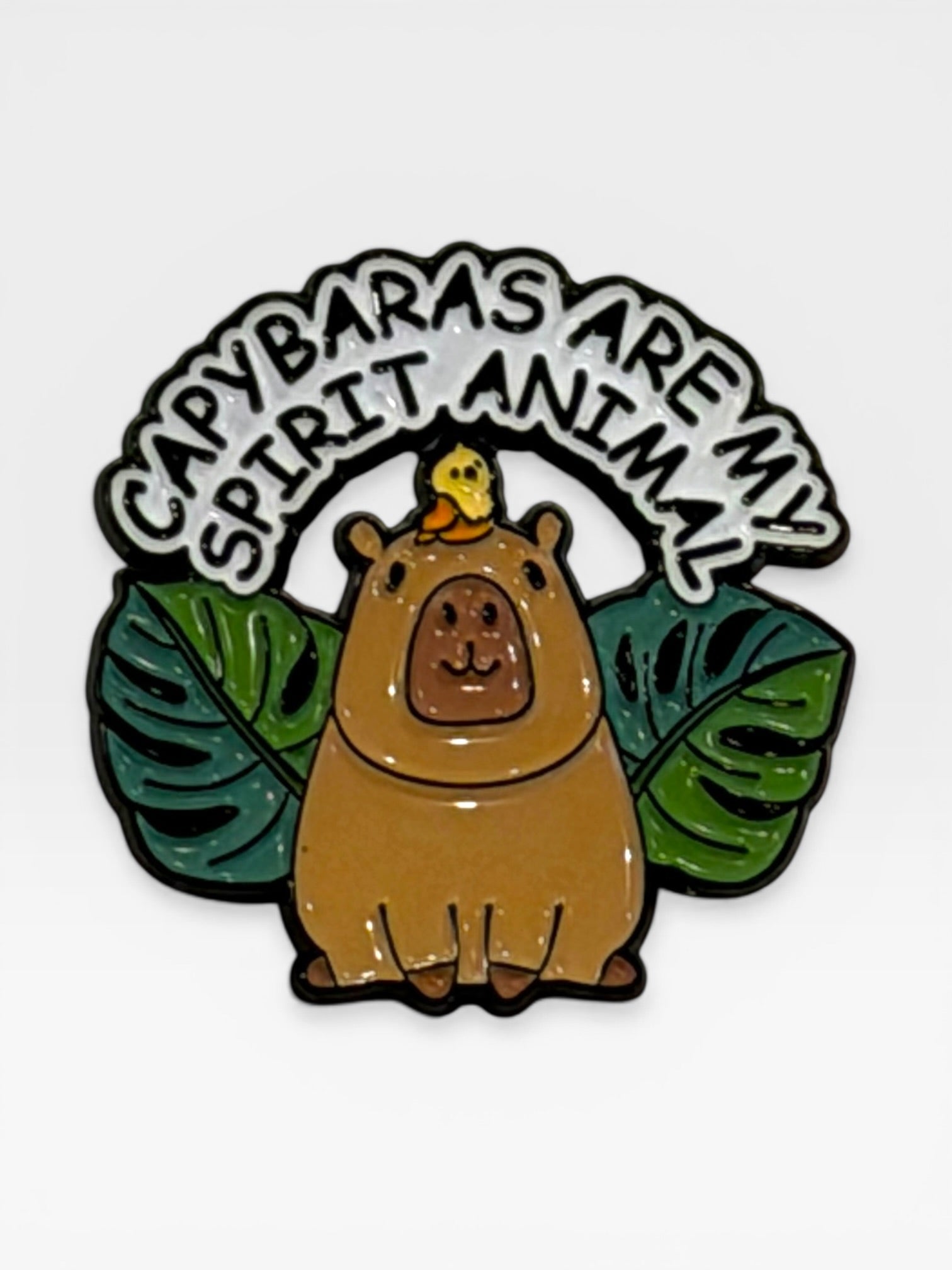 Capybara Pin / Brooch - Stay Capy