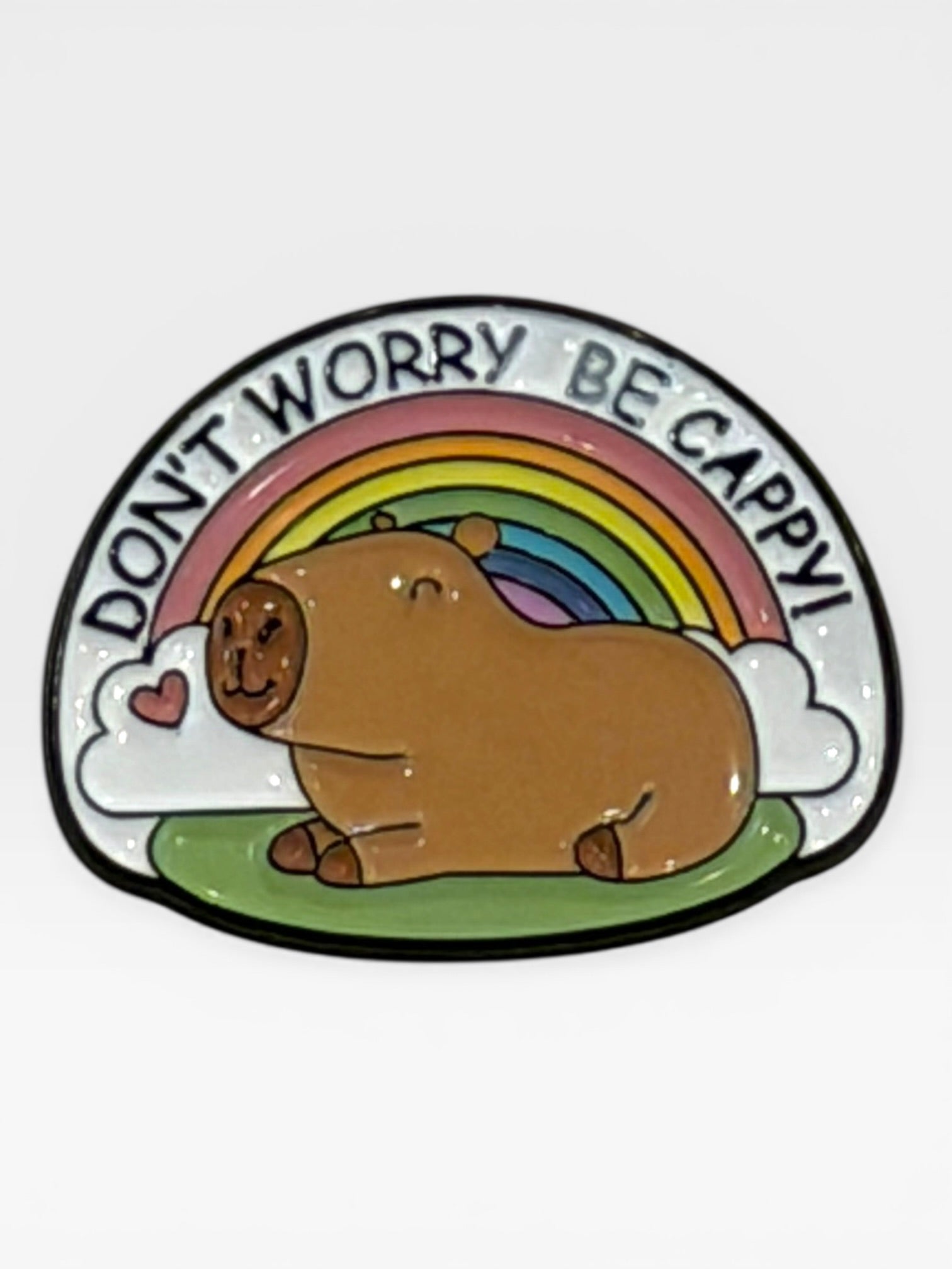 Capybara Pin / Brooch - Stay Capy