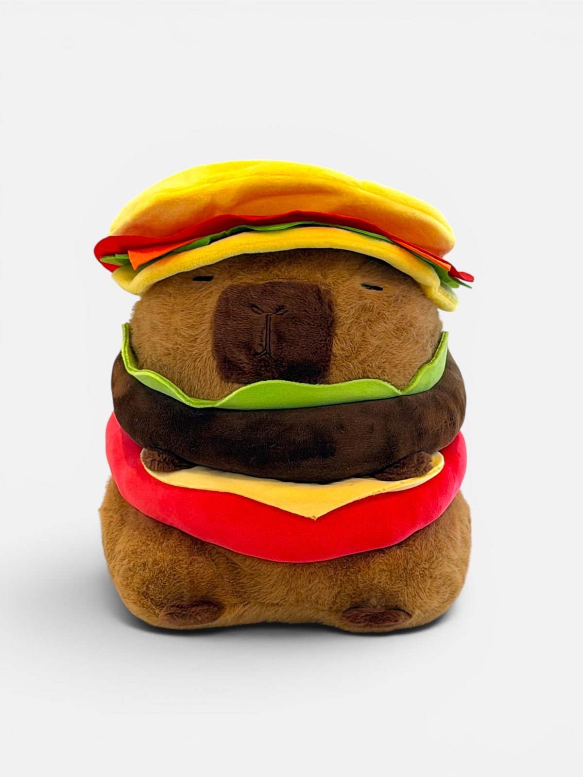 Capybara Plush Toy - Burger - Stay Capy