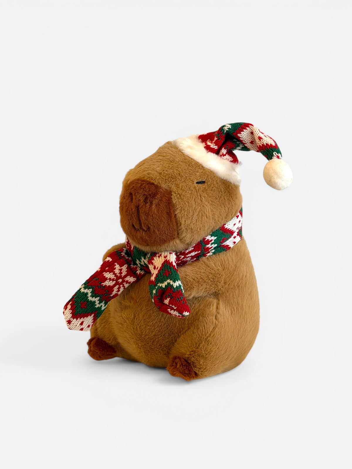 Capybara Plush Toy - Christmas - Stay Capy
