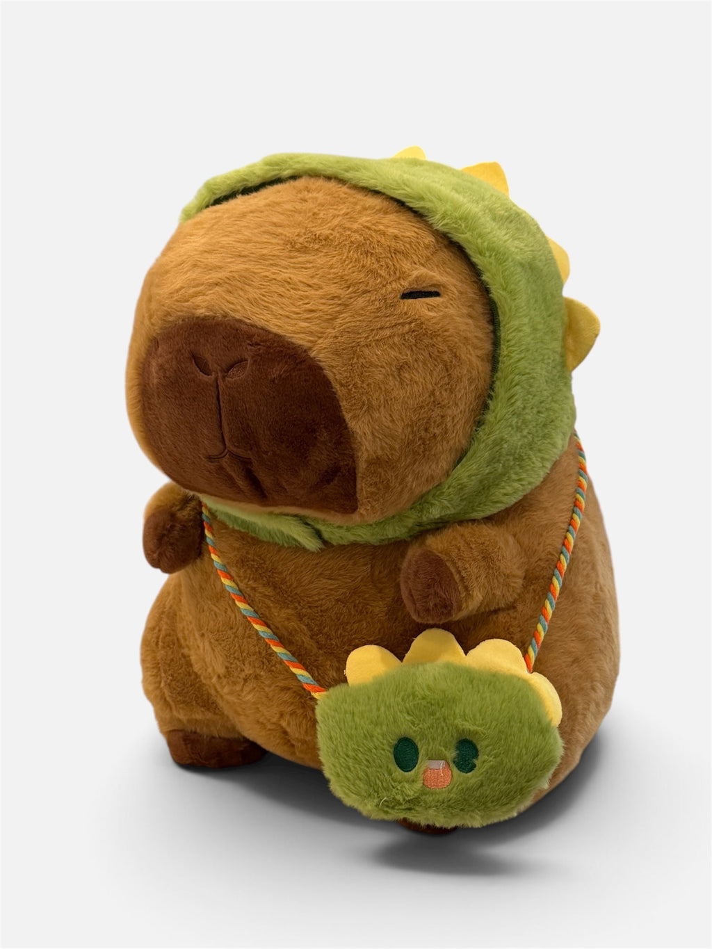 Capybara Plush Toy - Dinosaur Hat - Stay Capy