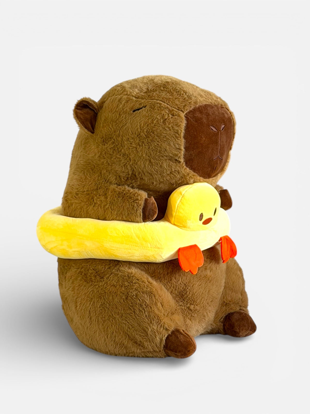 Capybara Plush Toy - Duck Ring - Stay Capy