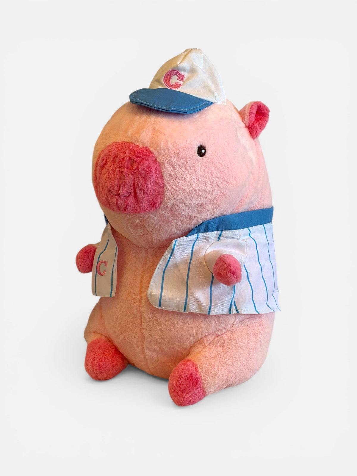 Capybara Plush Toy - Pink Baseball Player (Large 50cm) - Stay Capy