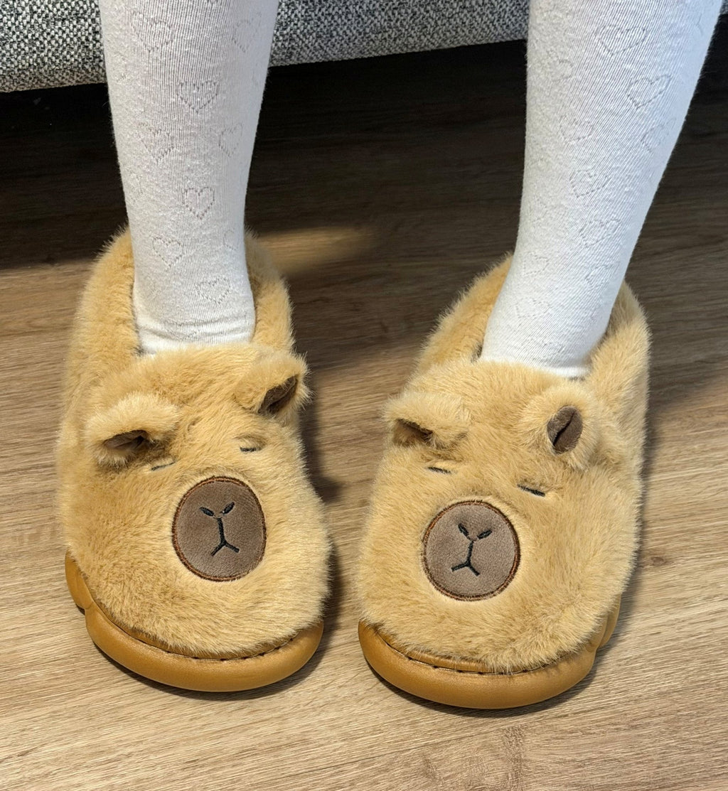 Capybara Slippers - Stay Capy